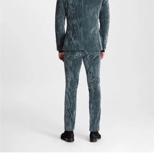 Blue velvet pants John varvatos